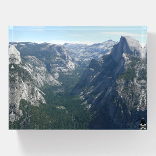 View from Glacier Point in Yosemite National Park Paperweight