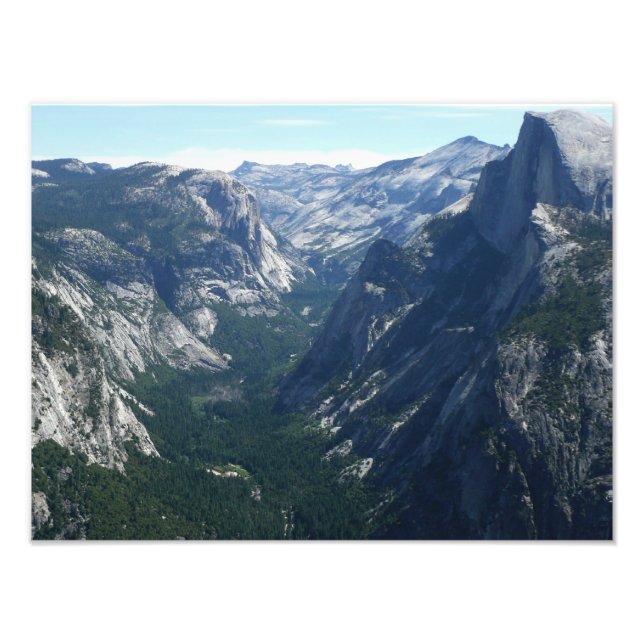 View from Glacier Point in Yosemite National Park Photo Print (Front)