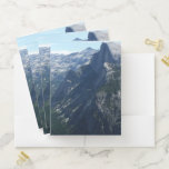 View from Glacier Point in Yosemite National Park Pocket Folder