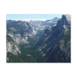 View from Glacier Point in Yosemite National Park Postcard