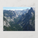 View from Glacier Point in Yosemite National Park Postcard
