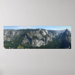 View from Glacier Point in Yosemite National Park Poster
