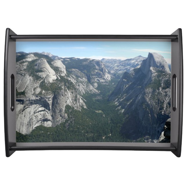 View from Glacier Point in Yosemite National Park Serving Tray (Front)