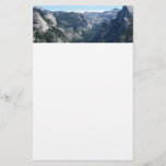 View from Glacier Point in Yosemite National Park Stationery