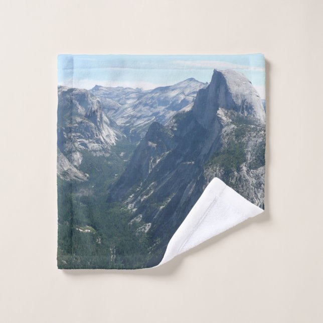 View from Glacier Point in Yosemite National Park Wash Cloth (Wash Cloth)