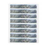 View from Glacier Point in Yosemite National Park Wrap Around Label