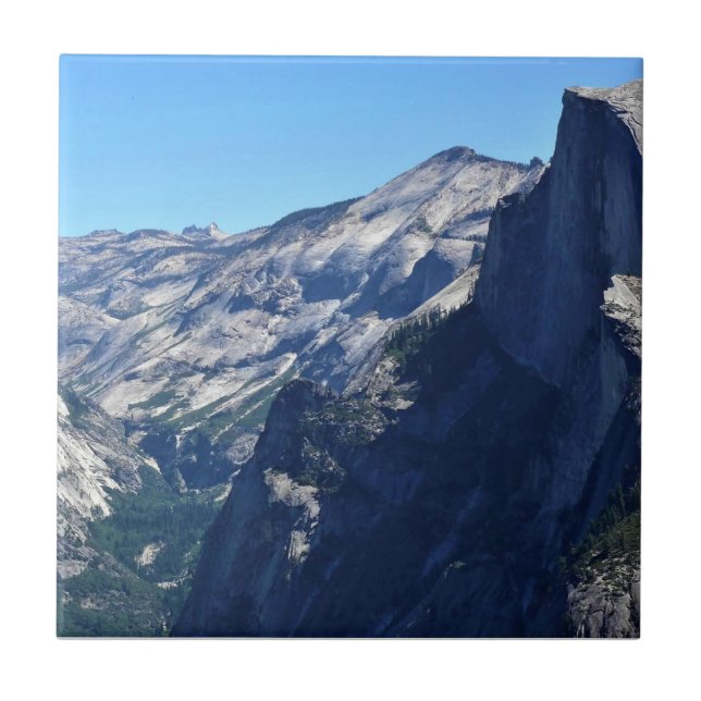 View from Glacier Point, Yosemite, California Ceramic Tile (Front)