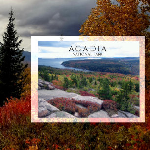 View from Gorham Mountain Acadia National Park, ME Postcard
