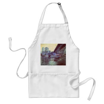 View From Granville Island Adult Apron by iiphotoArt at Zazzle