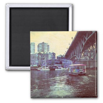 View From Granville Island Magnet by iiphotoArt at Zazzle