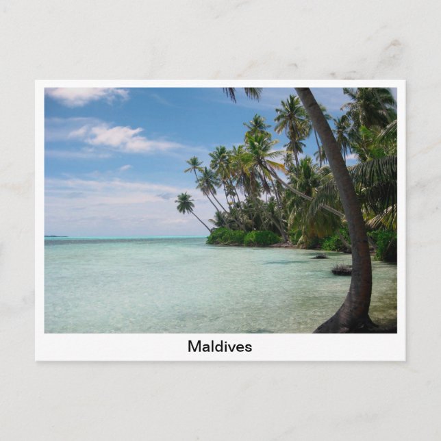 View from Hevaahulhudhoo Island Postcard (Front)