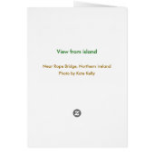 View from island, northern Ireland (Back)