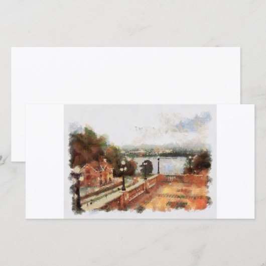 View from Laurier Hotel Overlooking the Locks (Front/Back)