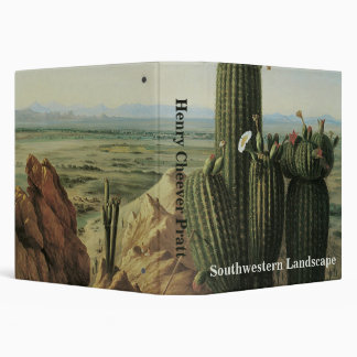 View from Maricopa Mountain Near Rio Gila by Pratt 3 Ring Binder