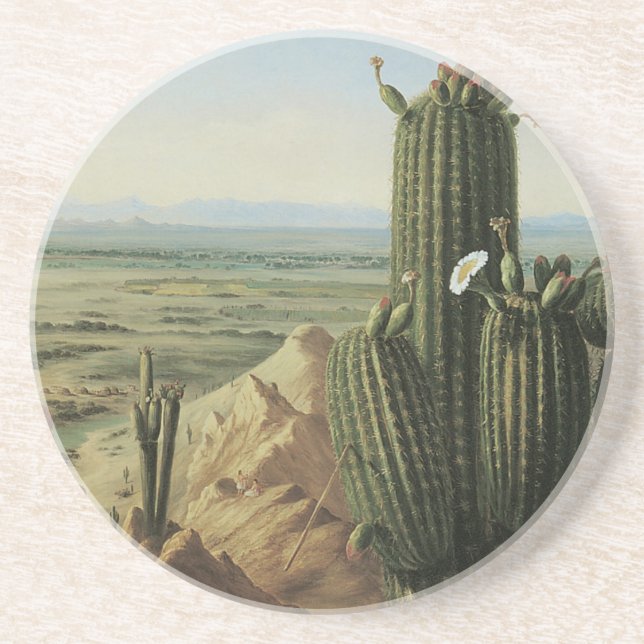 View from Maricopa Mountain Near Rio Gila by Pratt Coaster (Front)