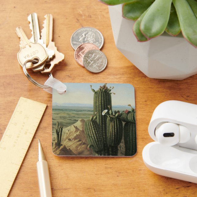 View from Maricopa Mountain Near Rio Gila by Pratt Keychain (Desk)