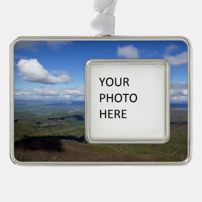 View from Mary's Rock Christmas Ornament (Front)