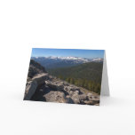 View from Mitchell Peak at Sequoia National Park Card