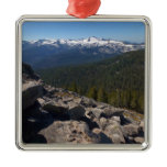 View from Mitchell Peak at Sequoia National Park Metal Ornament