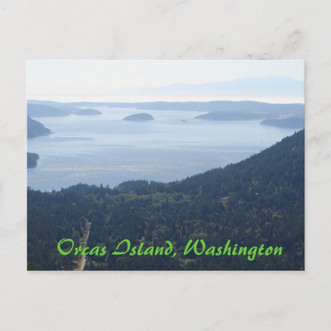 View from Mount Constitution Lookout Postcard (Front)