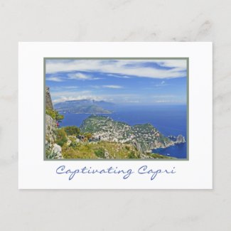 View From Mt. Solaro Atop Capri/Amalfi Coast,Italy