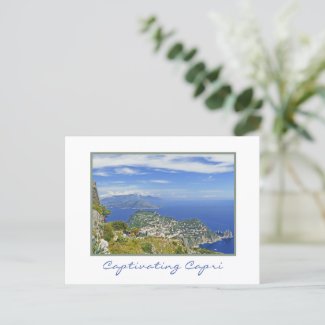 View From Mt. Solaro Atop Capri/Amalfi Coast,Italy