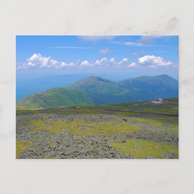 View from Mt Washington NH Postcard (Front)
