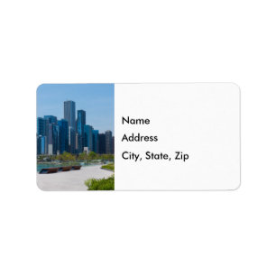 View From Navy Pier Address Labels