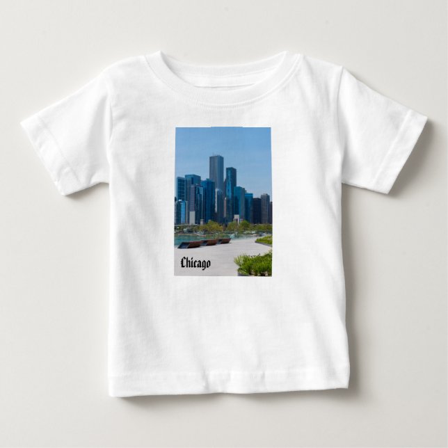 View From Navy Pier Baby T-Shirt (Front)