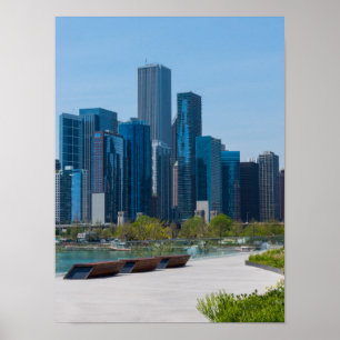 View From Navy Pier Poster