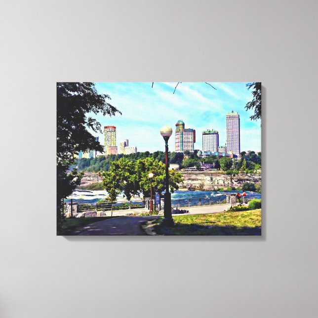 View From Niagara Falls State Park Canvas Print (Front)
