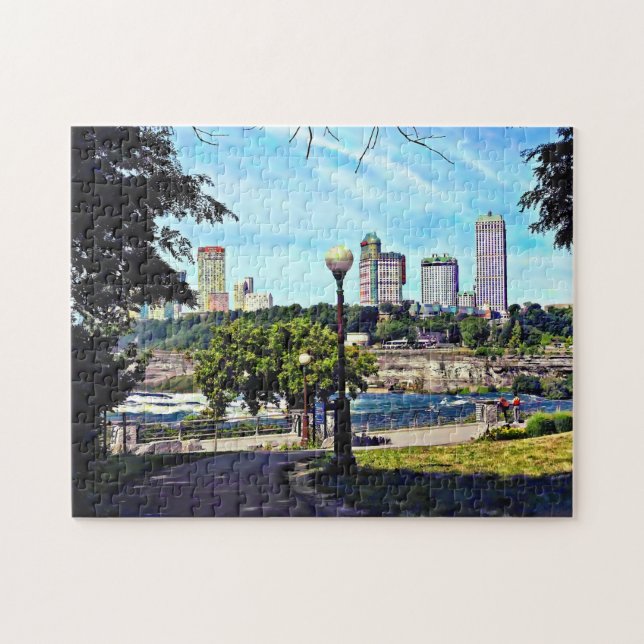 View From Niagara Falls State Park Jigsaw Puzzle (Horizontal)