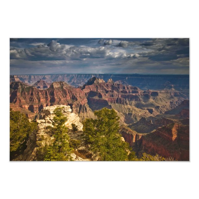 View from North Rim Visitor Center - Grand Photo Print (Front)