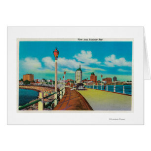 View From Rainbow Pier, Long Beach Cards