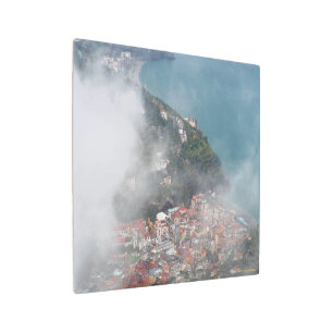 VIEW FROM RAVELO- LOOKING DOWN ON MINORI METAL PRINT