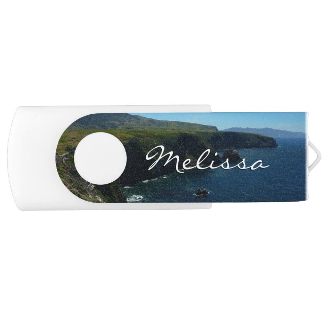 View from Santa Cruz Island in Channel Islands Flash Drive (Front)
