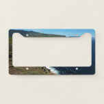 View from Santa Cruz Island in Channel Islands License Plate Frame
