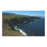 View from Santa Cruz Island in Channel Islands Rectangular Sticker