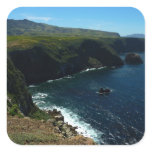View from Santa Cruz Island in Channel Islands Square Sticker