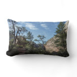 View from Scout Lookout at Zion National Park Lumbar Pillow