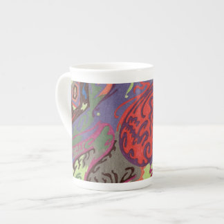 "View from spaceship" Abstract Art Bone China Mug