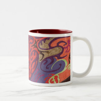 View from Spaceship, Abstract Art Mug