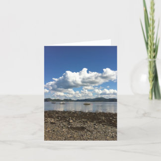 View from Steinvikholm Slott Norway Notecard