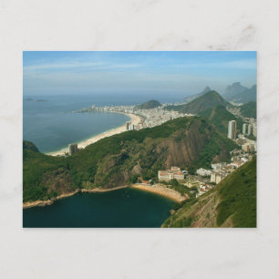 "View from Sugar Loaf, Rio de Janeiro" postcard