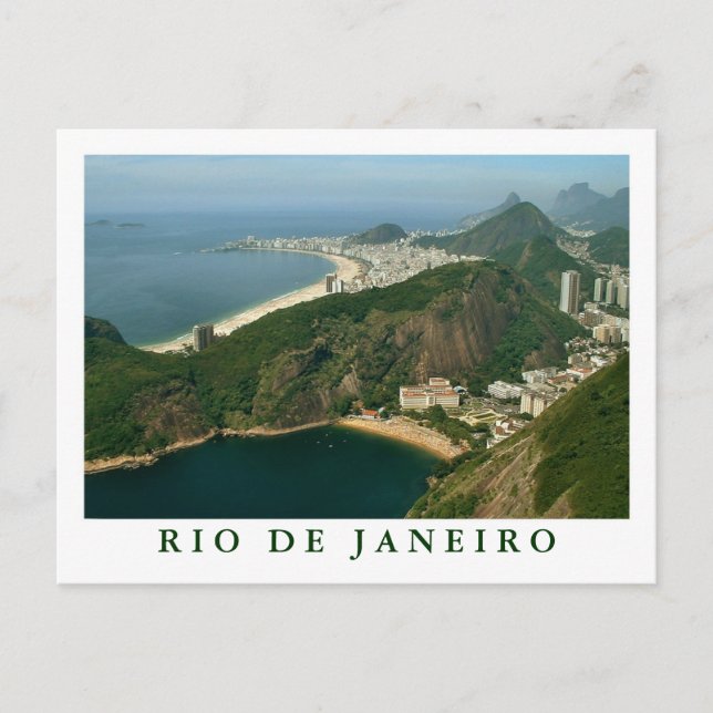 "View from Sugarloaf, Rio de Janeiro" postcard (Front)