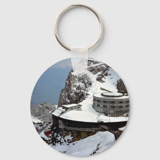 View from summit, Mt. Pilatus, Switzerland Europe Keychain