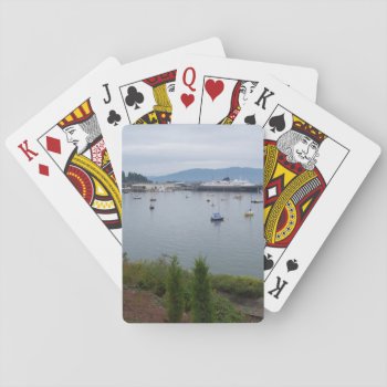 View From Taylor Street Dock Playing Cards by northwest_photograph at Zazzle