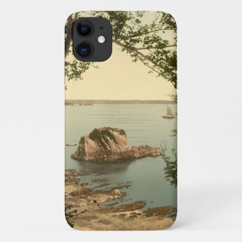 View from Tenby Pembrokeshire Wales iPhone 11 Case