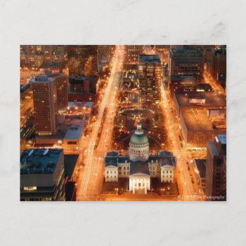 View From The Arch Postcard by ShowMeWrappers at Zazzle