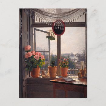 View From The Artist's Window By Martinus Rørbye Postcard by TheArts at Zazzle